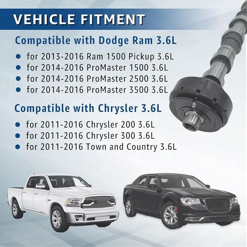 طقم رافعات ذراع أعمدة الكامات للمحرك 3.6 لتر متوافق مع دودج دورانجو/الشاحن/المنتقم، لسيارة جيب جراند شيروكي/رانجلر، لكرايسلر 200 300 استبدال #5184377AG 5184378AG 5184379AG in Kuwait