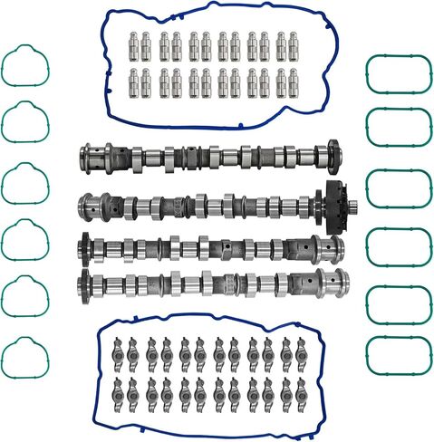 طقم رافعات ذراع أعمدة الكامات للمحرك 3.6 لتر متوافق مع دودج دورانجو/الشاحن/المنتقم، لسيارة جيب جراند شيروكي/رانجلر، لكرايسلر 200 300 استبدال #5184377AG 5184378AG 5184379AG in Kuwait