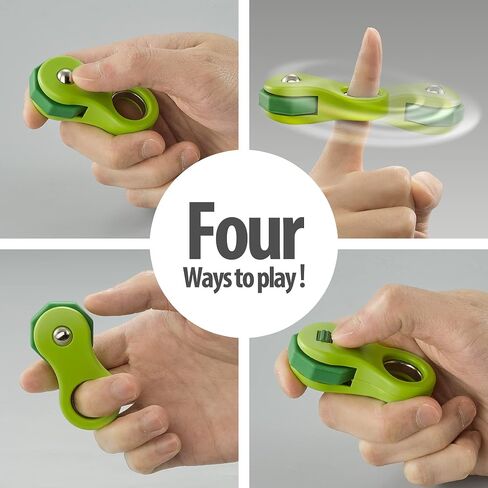 Yolscue Fidget Toy,Fidget Spinners Toy for Adults and Kids,Gifts Suitable for Children with Autism and ADHD,Quiet Office Desk Toy,Excellent for Relieving Stress and Anxiety Toys (Black) in Saudi Arabia