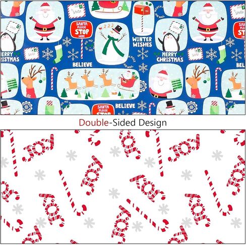 Merture Christmas Wrapping Paper Roll - 30 In X 100 Ft (254.4 sq.ft.ttl.) Elegant Gift Wrap with Watercolor Berry & Bloom Design for Christmas, Birthday, Valentines Day in Kuwait
