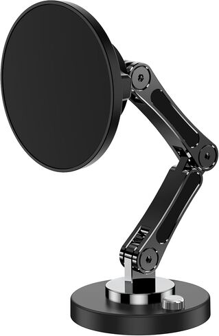 Magnetic Phone Holder for Car, Universal Phone Mount for Car with Adhesive, 360° Rotatable Zinc Alloy Handsfree Car Mount for Windshield Dashboard, Car Cell Phone Stand for iPhone(Not a Charger) in Kuwait