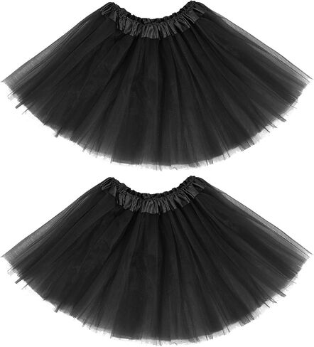 Zando 2 Pack Tutu for Girls Tutu Skirt Tutus Toddler Tutu Skirt Plus Size Tutu for Toddler Girls Tulle Skirt Baby Tutu in Saudi Arabia