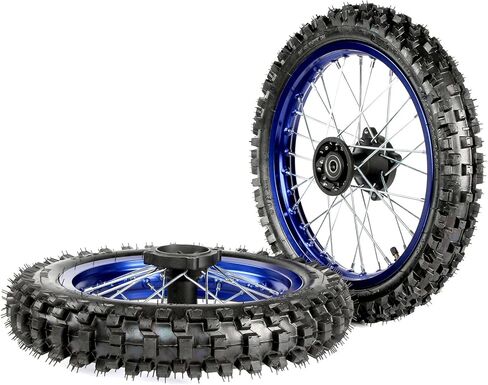 عجلة أمامية 60/100-14، عجلة خلفية 80/100-12 محامل محور 15 مم لدراجة taotao SSR Apollo Kayo 125 140 150cc Pit Bikes Dirt Bike (أزرق) in Kuwait