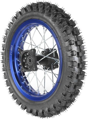 عجلة أمامية 60/100-14، عجلة خلفية 80/100-12 محامل محور 15 مم لدراجة taotao SSR Apollo Kayo 125 140 150cc Pit Bikes Dirt Bike (أزرق) in Kuwait