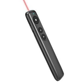 Amazon Basics Wireless Presenter, Red Laser, 2.4GHz, Battery Operated, Hyperlink