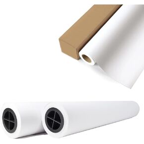 CAD Paper Rolls (1 Rolls) 36x300 Plotter Paper, 96 bright, 20lb Wide Format Ink Jet Bond Rolls with 2 Inch Core - Premium Quality Bond Paper (Width 36" x 300" Length)