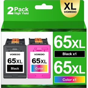 245XL Black Ink Cartridge High Capacity Ink Multi Pack for Canon 245XL Black Ink 245 Compatible with Canon Pixma MX490 MX492 MG2522 TS3100 TS3122 TS3300 TS3322 TR4500 TR4520 TR4522 Printer (2 Black)
