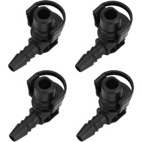 4Pcs 55354565 Throttle Valve Thermostat Body Heater Water Pipe Hose Connector, Replace Part # 55574685, 55569809, Fit for Chevrolet Cruze Sonic Trax Buick Encore