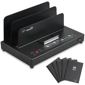 Binditek Thermal Binding Machine, 500 Sheets Capacity Book Binding Machine, 110V Binding Machine A3 (Short Edge)/A4/A5 Document Heat Binder, Includes 30 Thermal Binding Covers