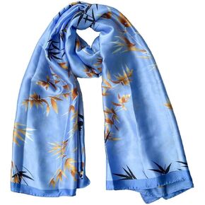Acotavie Scarfs for Women Fashion Scarves Long Floral Pattern Scarf Headscarf Lightweight Sunscreen Shawls