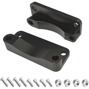 Front Fender Risers, Front Fender Spacer Bracket Relocator Kit 20mm Lift Riser Fit Harley 1993-2013 Touring Model 21" Wheel Models 3 inch Hole Center