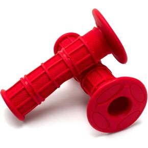 Motorcycle Hand Grips, Non Slip Rubber Bar 7/8" Handles Grip, Dirt Bike Grips, Powersports Handlebar Grip, Racing Grip, for Motocross Scooter Dirt Bike