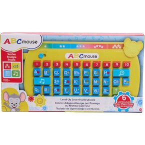 Just Play ABCmouse®, Level-Up Learning Keyboard, 3 Learning Modes, Learning and Education, Pretend Play, Kids Toys for Ages 3 Up