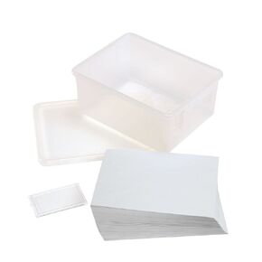 Lightweight Art Newsprint Paper in Reusable Storage Container with Lid, 500 Sheets, 9"x 12", 30lb Weight Quality, Recyclable, Budget Value Art Paper, Painting & Drawing Paper,Arts & Craft Supplies