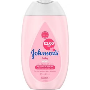 Johnson's Moisturizing Pink Baby Lotion with Coconut Oil, Hypoallergenic, 2 x 27.1 fl. oz