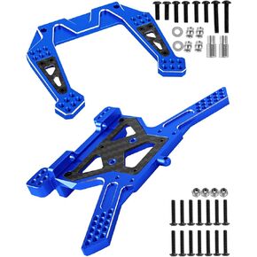 RC Shock Towers Upgrades Part for 1/10 Slash 2WD(VXL),Rustler 2WD(VXL),Stampede 2WD(VXL),Bandit 2WD(VXL),Alloy Aluminium Front Rear Shock Towers,Red