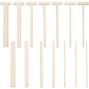BENECREAT 17 PCS Acrylic Bookbinding Spacer Tools, Clear Handmade Tools, Ladder & L/T Shape & Straight Edge for Making Books with Spine, Double Cover Structure, Album Cover