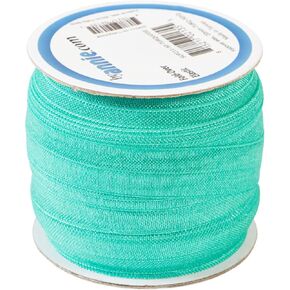 By Annie 3/4In X 50Yd Turquoise Fold-Over Elastic