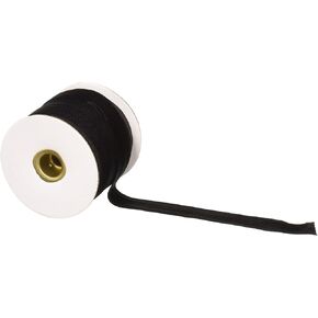 By Annie 3/4In X 50Yd Black Fold-Over Elastic
