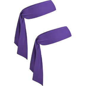 Tie Sweatband Headband, Sports Head Ties for Men, Women, Kids, Ninja, Karate, Tennis, Pirate Band Bandana, Athletic Hairband for Basketball, Softball, Running, Workout, Yoga, Volleyball