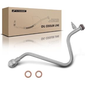 A-Premium Turbocharger Oil Inlet Line Compatible with Dodge Sprinter 2500 3500 2003 2004 2005 2006 2.7L Turbocharged
