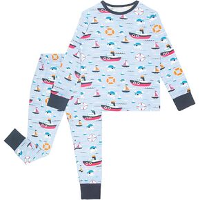 hibshaby Rayon of Bamboo Toddler Girls Kids Pajama Sets Long Sleeve Snug fit Sleepwear Pjs 2pcs Set