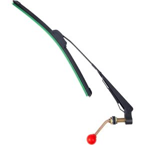 UTV Wiper Kit Hand Operated Manual Windshield Wiper Kit Compatible with Polaris Ranger RZR Can Am Maverick X3 Commander Defender Pioneer Golf Cart