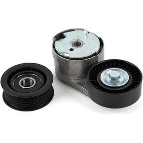 Tykick Tensioner Pulley Idler Pulley and Belt Tensioner Kit for Dodge Grand Caravan Charger Durango Journey Ram 1500 Chrysler 200 300 Town & Country Jeep Grand Cherokee 3.6L V6 Replaces 39282 + 38082