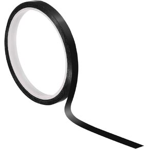 PATIKIL 1/4" Whiteboard Tape, Thin Dry Erase Tape for Graphic Chart Marking DIY Art, Black