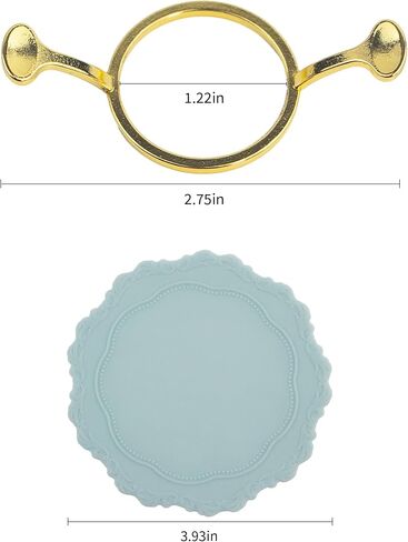 Metal Wax Seal Mold, Round Wax Seal Stamp Mold with Silicone Waxing Mat for DIY Craft, Envelopes, Gifts and Wine Packaging in Saudi Arabia