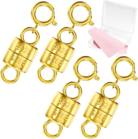 925 Sterling Silver Magnetic Clasps for Necklaces,Necklace Extender Magnetic Necklace Clasps and Closures for Bracelet Converter Jewelry Necklaces Chain in Saudi Arabia
