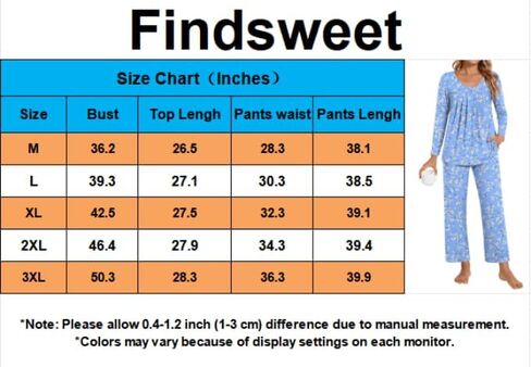 Pajamas Sets for Women Soft Long Sleeve Pjs Top and Pants with Pocket 2 Piece Ladies Loungewear in Saudi Arabia