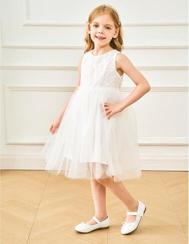 Stelle Girls Mary Jane School Flats Flower الزفاف زي الحفلات (طفل صغير/أطفال صغار/أطفال كبار) in Kuwait