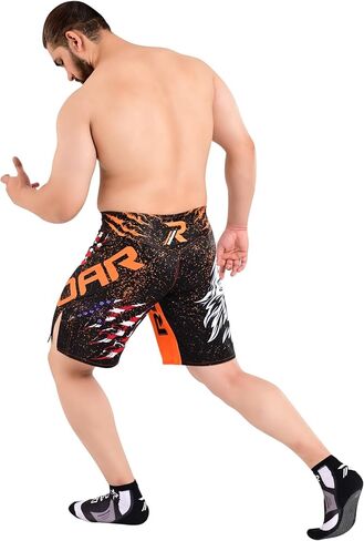 ROAR-INT MMA Fight Shorts Grappling Kickboxing Muay Thai Shorts BJJ Gym Training Running Athletic Wrestling Shorts in Kuwait