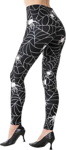 Ndoobiy Printed Leggings Basic Workout Yoga Pants Buttery Smooth Womens Leggings in Saudi Arabia