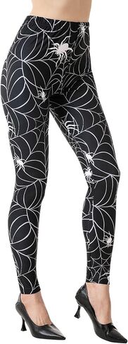 Ndoobiy Printed Leggings Basic Workout Yoga Pants Buttery Smooth Womens Leggings in Saudi Arabia