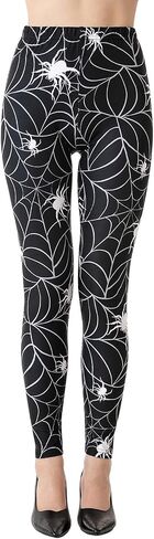 Ndoobiy Printed Leggings Basic Workout Yoga Pants Buttery Smooth Womens Leggings in Saudi Arabia