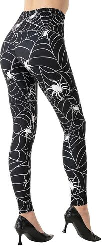 Ndoobiy Printed Leggings Basic Workout Yoga Pants Buttery Smooth Womens Leggings in Saudi Arabia