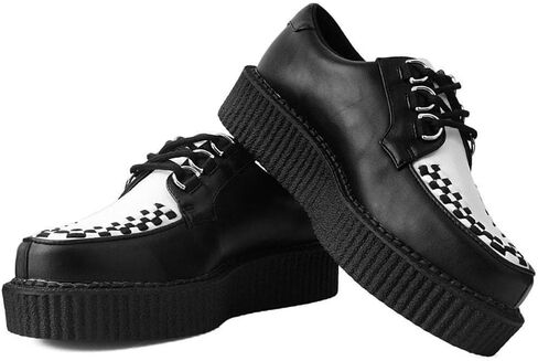 Anarchic T2274 Unisex-Adult Creepers, Black & White Anarchic Creeper - US: in Kuwait