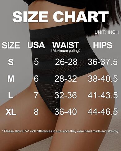 ASIMOON Shapewear for Women Tummy Control Underwear Stretch High Waisted Thongs Ladies Comfy High Cut Waist Trainer Panties in Saudi Arabia