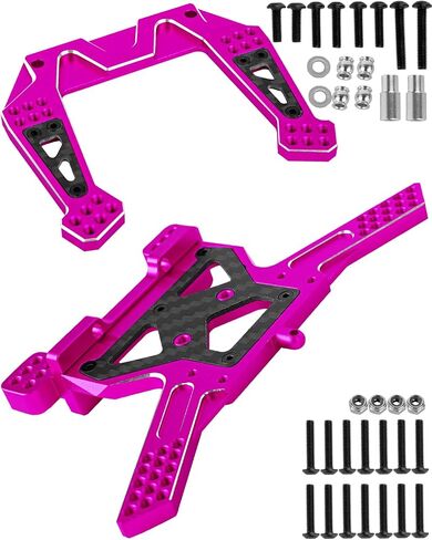 تعمل أبراج الصدمات RC على ترقية جزء لـ 1/10 Slash 2WD(VXL)، Rustler 2WD(VXL)، Stampede 2WD(VXL)، Bandit 2WD(VXL)، أبراج الصدمات الأمامية والخلفية المصنوعة من سبائك الألومنيوم، والتيتانيوم in Kuwait