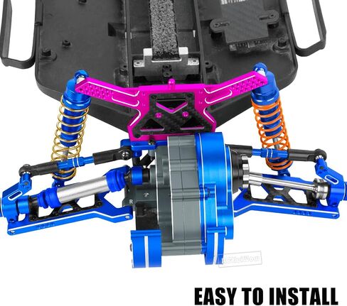 تعمل أبراج الصدمات RC على ترقية جزء لـ 1/10 Slash 2WD(VXL)، Rustler 2WD(VXL)، Stampede 2WD(VXL)، Bandit 2WD(VXL)، أبراج الصدمات الأمامية والخلفية المصنوعة من سبائك الألومنيوم، والتيتانيوم in Kuwait