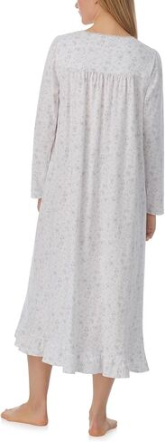 Eileen West Women's Cotton Knit Sleeve Long Gown in Saudi Arabia