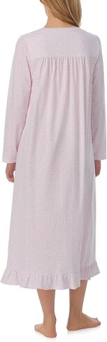 Eileen West Women's Cotton Knit Sleeve Long Gown in Saudi Arabia