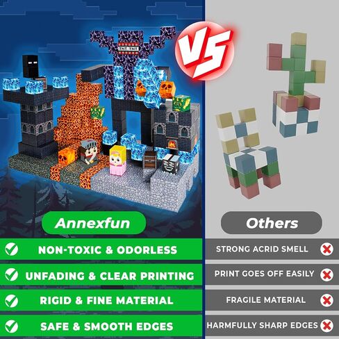 Magnetic Blocks - 100PCS Build Magnet Dark Mechanical Guardian Castle World - Magnetic Toys for Montessori Toddler Christmas Birthday Gifts - STEM Sensory Toys for 3 4 5 6 7 8 9 10 Year Old Boys in Saudi Arabia