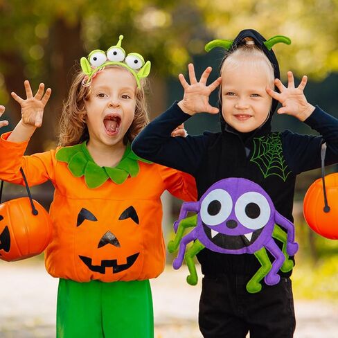 Alien Headband, Green, 2 Count - Elastic Three-eyed Alien Women Hairband for Adults and Children - Funny Party Cosplay Accessory for Halloween, Christmas, Birthday in Saudi Arabia