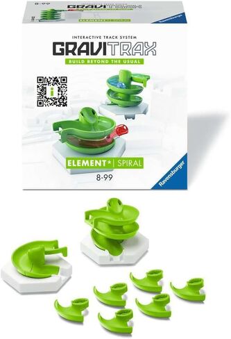 Ravensburger GraviTrax: ملحق حلزوني| لعبة STEM للأطفال من سن 8 سنوات فما فوق | متوافق مع جميع أنظمة GraviTrax | حصل على المرتبة الأولى في نظام تشغيل الرخام في الولايات المتحدة in Kuwait