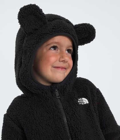 THE NORTH FACE Kids' Campshire Full Zip Hoodie | Cozy Fleece Winter Jacket, Open Hand Pockets & Attached Hood With Bear Ears in Saudi Arabia