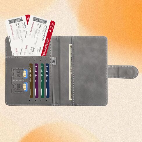 2 حزمة حامل جواز السفر للسفر، حافظة غطاء محفظة جواز السفر مقاومة للماء RFID حجب حامل جواز السفر مع حامل القلم السفر يجب أن يكون لديه الملحقات، حاملي كتب جواز السفر للنساء والرجال in Saudi Arabia