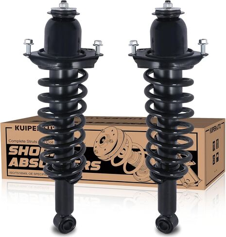 271951 271952 171953 171954 مجموعة دعامات أمامية وخلفية كاملة متوافقة مع 1998-2002 Chevy Prizm / 1993-2002 Toyota Corolla / 1993-1997 Geo Prizm 4 قطع (يسار ويمين) ممتص الصدمات in Saudi Arabia